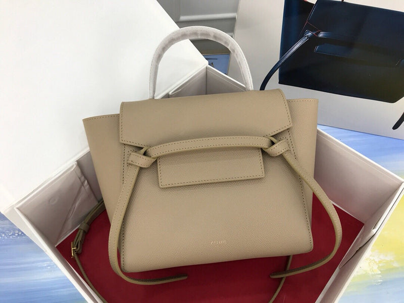 Side profile of everyday-luxe structured women's handbag – women's statement bag
