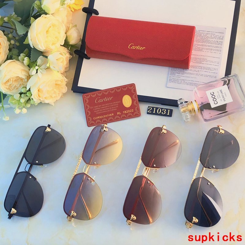 Front view of Cartier unisex sunglasses