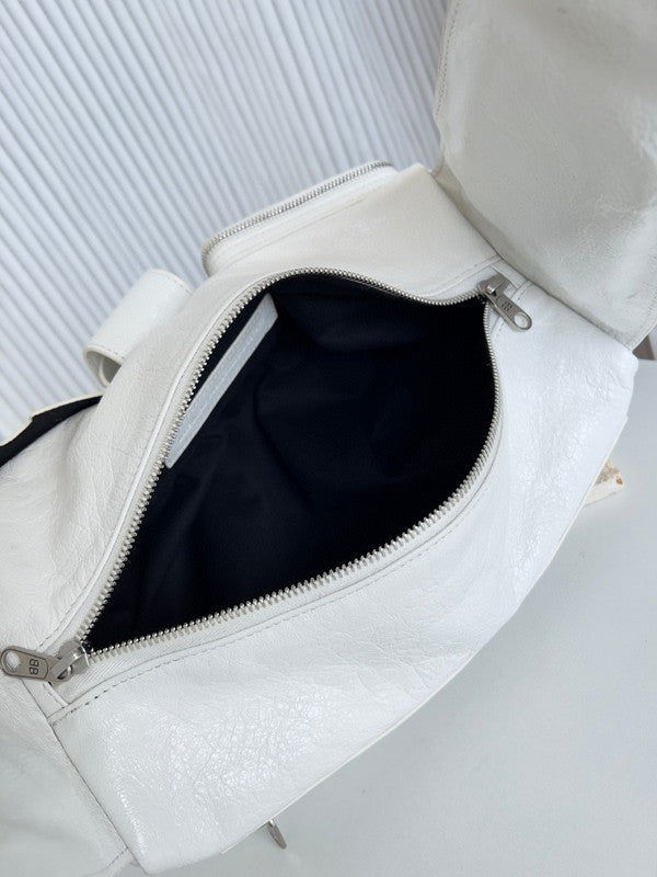 Zivas Charm Understated Luxury Fashion Handbag (Thoughtfully Structured Design) – Back View