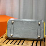 Considered bag shown from front angle