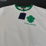 Front view of Louis Vuitton luxury clothing with everyday silhouette