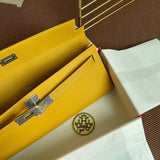 Side view of versatile structured handbag