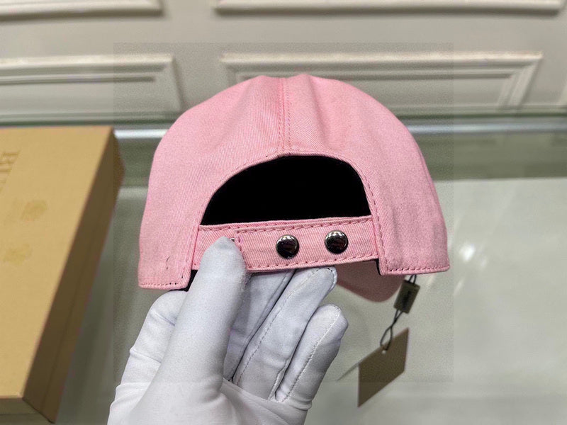 Side view of Burberry unisex cap