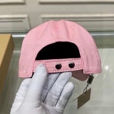 Side view of Burberry unisex cap