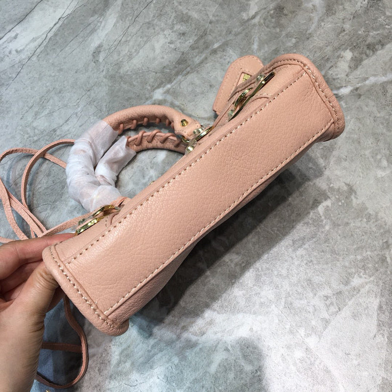 Statement Vegan Leather Handbag - Refined Silhouette | Women's Everyday Carry Handbag #700 - alternate angle view (image 8) of designer-inspired handbag