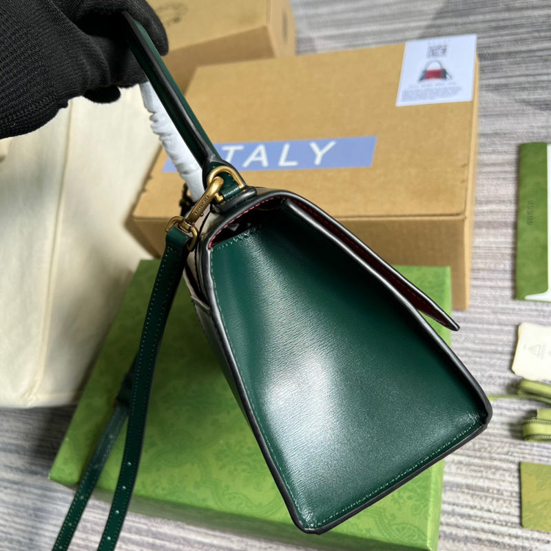 Sleek Faux Leather Handbag - Premium Craftsmanship Detailing | Women's Everyday Carry Handbag #305 - back view (image 4) of designer-inspired handbag
