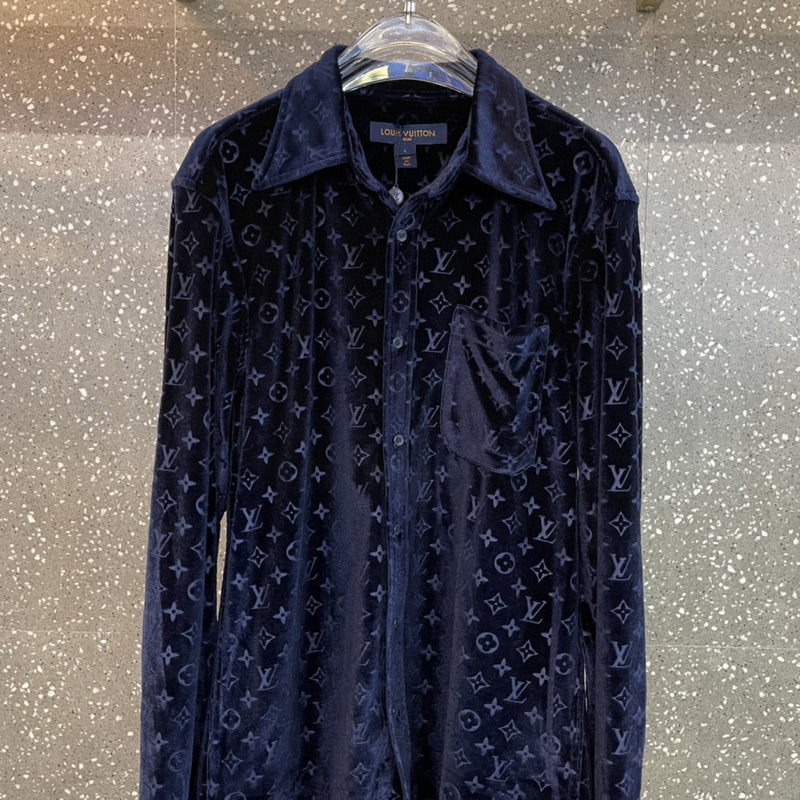 Side profile of Louis Vuitton luxury clothing with everyday silhouette