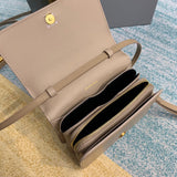 Polished Faux Leather Handbag - Modern Structured Build | Women's Statement Accessory #649 - texture close-up (image 9) of designer-inspired handbag