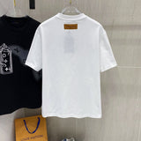 Side profile of Louis Vuitton cotton t-shirt with streetwear-inspired cut