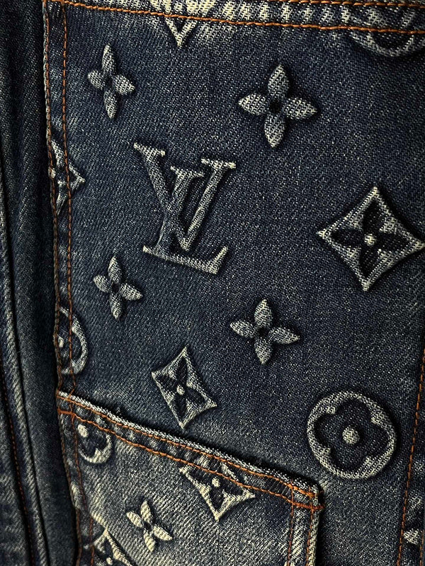 Full styled look of Louis Vuitton luxury clothing with runway-inspired design