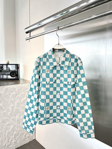Front view of Louis Vuitton luxury clothing with relaxed-fit cut