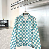 Front view of Louis Vuitton luxury clothing with relaxed-fit cut