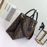 Close-up detail of polished elevated women's handbag – women's luxury accessory