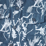 Close-up detail shot of Louis Vuitton luxury clothing with signature branding