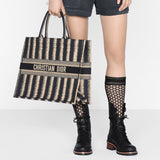 Top view of modern statement women's handbag – women's luxury accessory