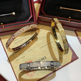 Side view of Cartier unisex jewelry piece