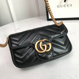 Front view of everyday-luxe polished women's handbag – women's premium purse