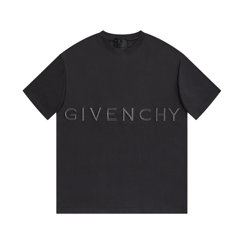 Front view of Givenchy luxury clothing with signature branding