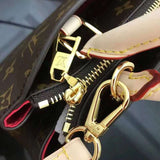 Back view of signature structured women's handbag – women's designer-style accessory