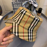 Front view of Burberry unisex cap