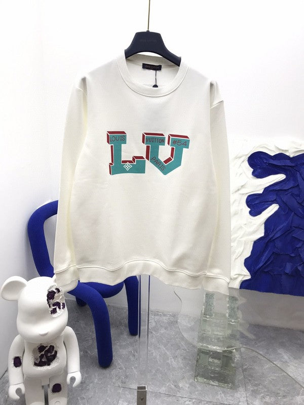 Side profile of Louis Vuitton luxury clothing with runway-inspired design