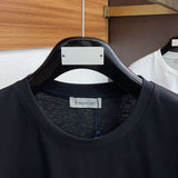 Close-up detail shot of Moncler luxury clothing with relaxed-fit cut