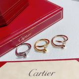 Front view of Cartier unisex jewelry piece