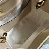 Close-up detail of signature refined women's handbag – women's premium purse