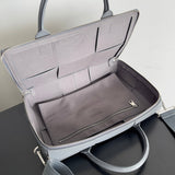 Statement Faux Leather Handbag - Modern Structured Build | Women's Fashion Handbag #1583 - back view (image 4) of designer-inspired handbag