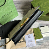 Side profile of polished elevated women's handbag – women's designer-style accessory