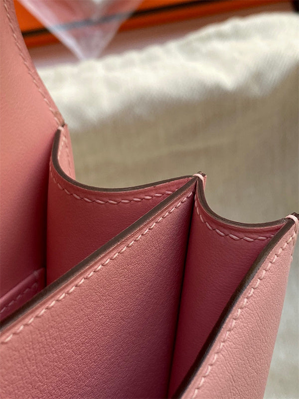 Side view of chic structured handbag