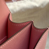 Side view of chic structured handbag