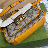 Handle and strap detail of refined everyday-luxe women's handbag – women's premium purse