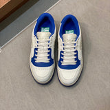 Gucci two-tone luxury sneakers view 4 signature lace-up style