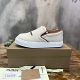 Burberry Camel Chelsea Boots - Full Silhouette View
