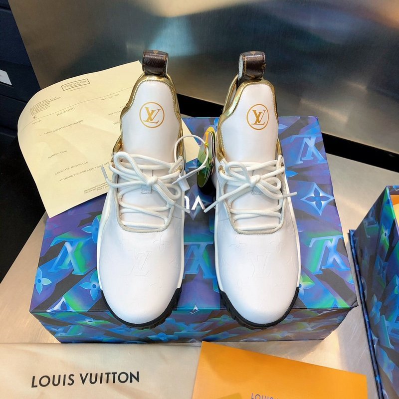 Louis Vuitton designer shoes full view
