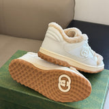 Gucci muted earth tones luxury sneakers view 8 cushioned comfort fit