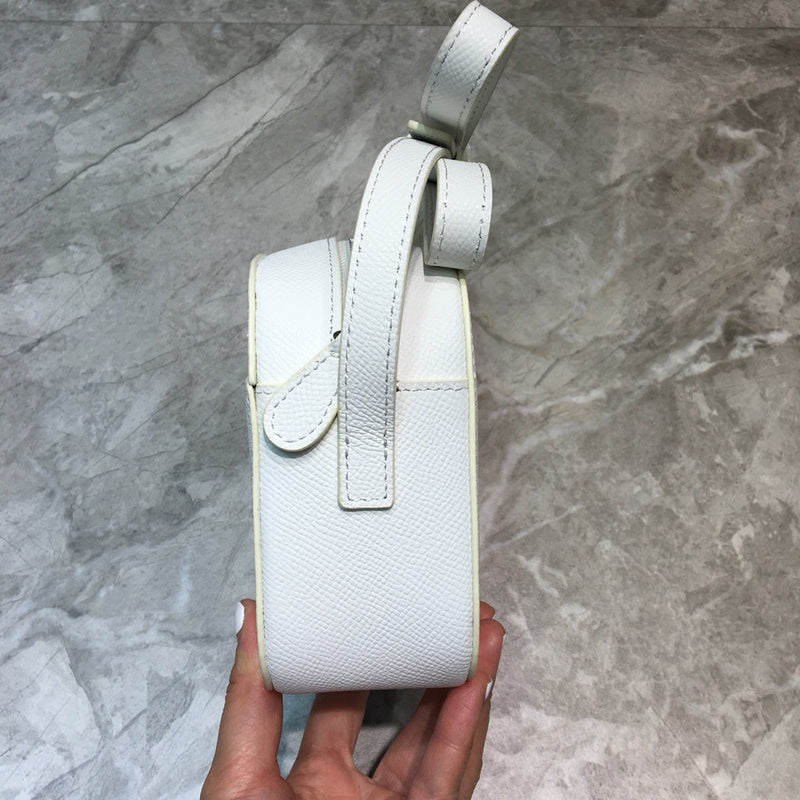 Classic Vegan Leather Handbag - Premium Craftsmanship Detailing | Women's Everyday Carry Handbag #807 - back view (image 4) of designer-inspired handbag