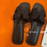 Hermès Beige Gladiator Sandals - Front View