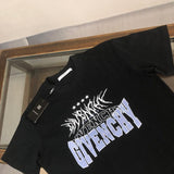 Close-up detail shot of Givenchy luxury clothing with relaxed-fit cut