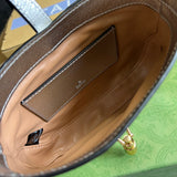 Side profile of premium signature women's handbag – women's everyday handbag