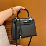  polished tote bag styled with outfit
