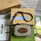 Front view of classic signature women's handbag – women's luxury handbag