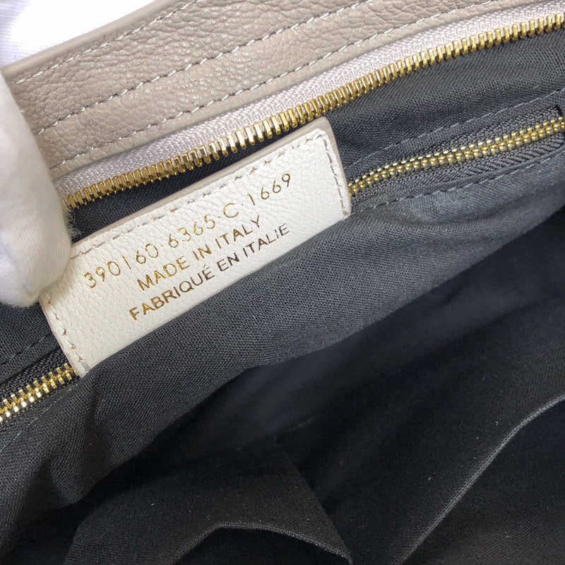 Back view of everyday-luxe elevated women's handbag – women's luxury accessory