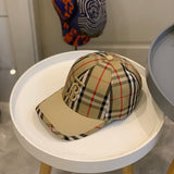 Front view of Burberry unisex cap