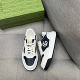 Gucci two-tone luxury sneakers view 5 sleek tonal finish