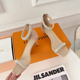 Louis Vuitton shoes Style 403 - back heel detail (alternate angle)