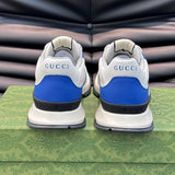 Gucci two-tone luxury sneakers view 7 breathable knit upper