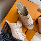 Louis Vuitton luxury shoes close-up — premium authentic designer style