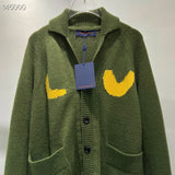 Side profile of Louis Vuitton luxury clothing with relaxed-fit cut